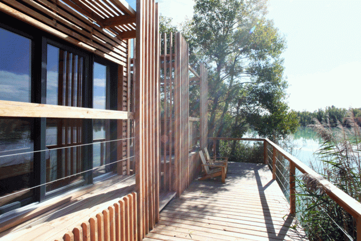 drijvend eco-hotel Frankrijk