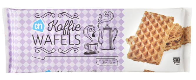Veganistische koffiewafels