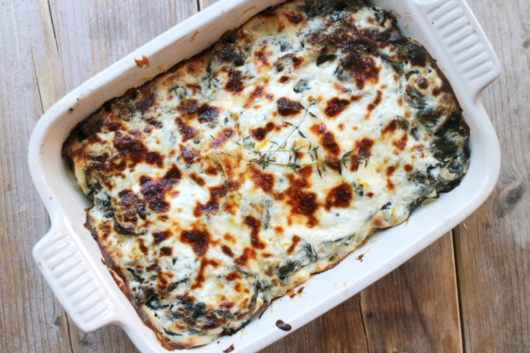 Afbeelding vegetarisch hoofdgerecht cannelloni met ricotta