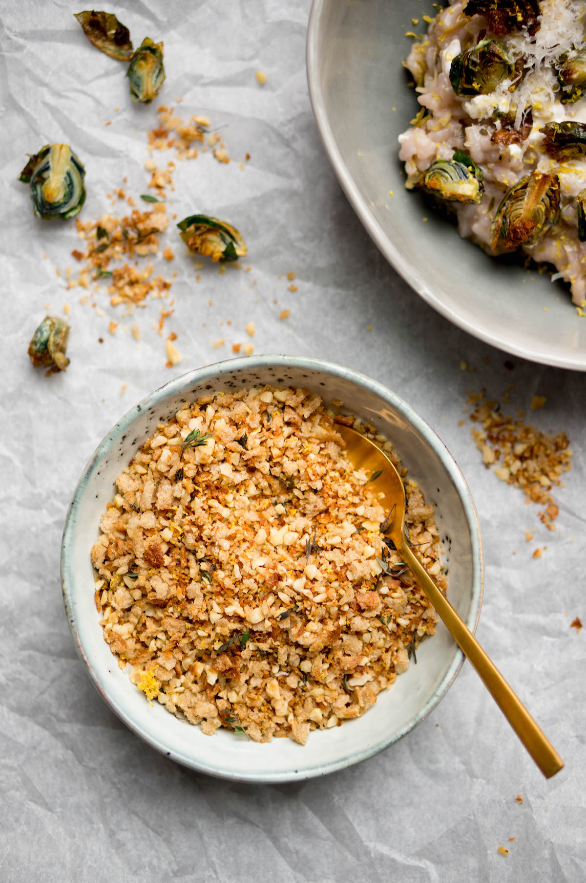 Afbeelding van risotto met spruitjes 2
