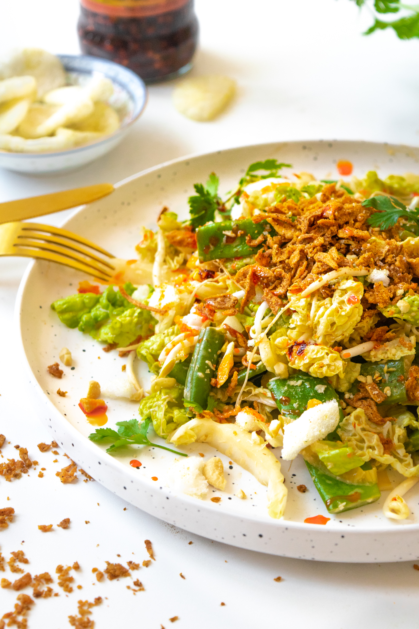 Aziatische maaltijdsalade