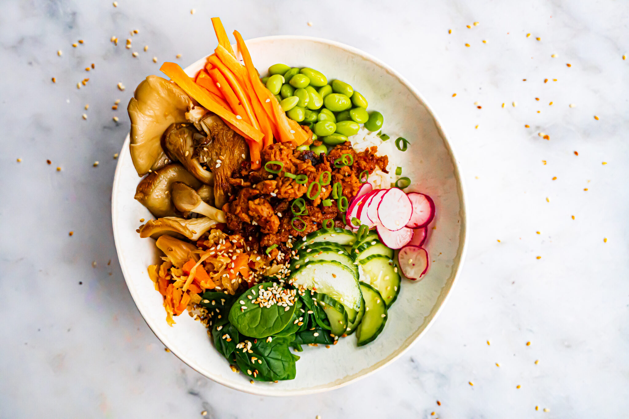 vegan bibimbap