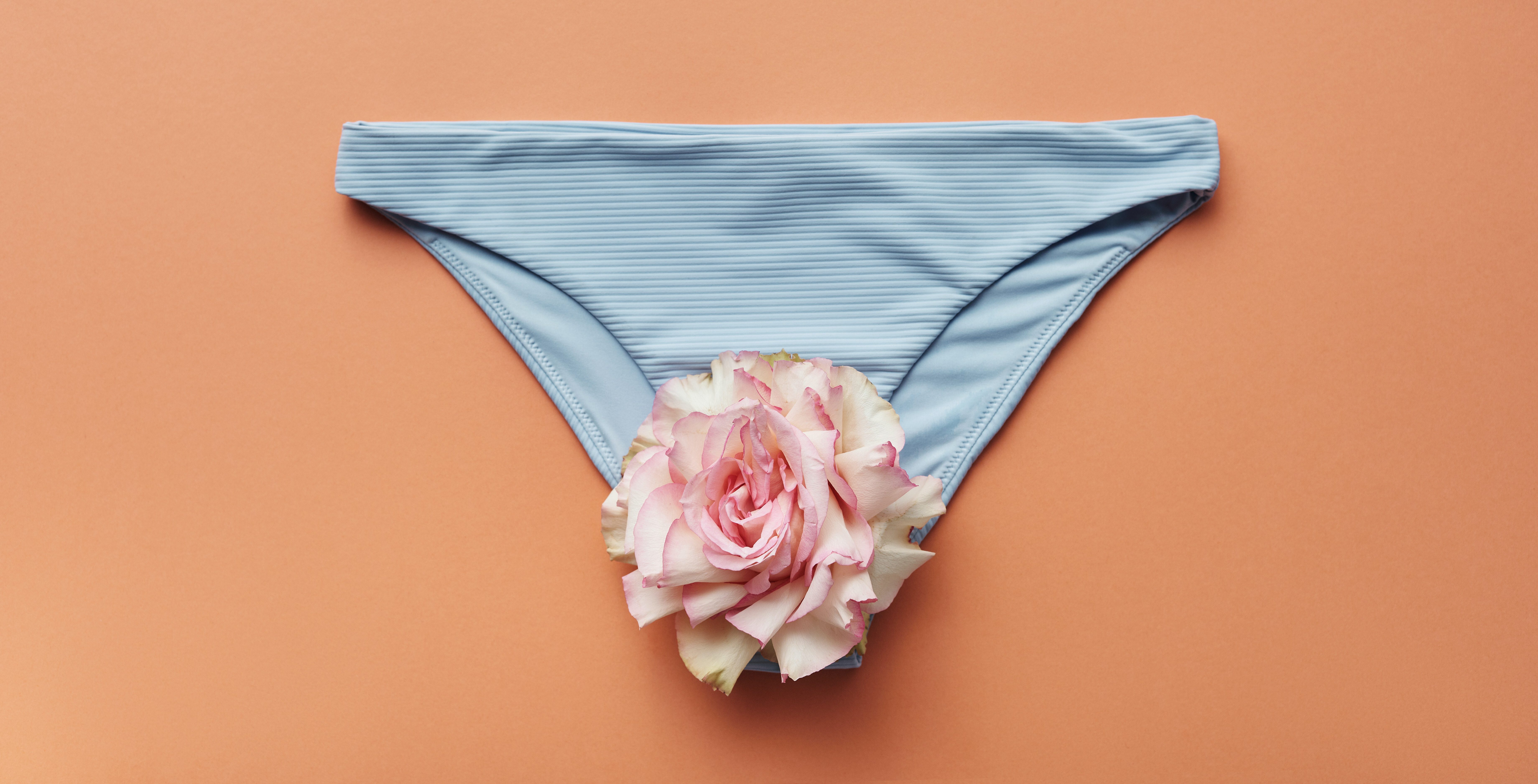 onderbroek met bloem