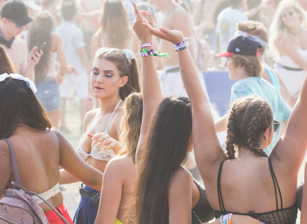 misbruikt op festival