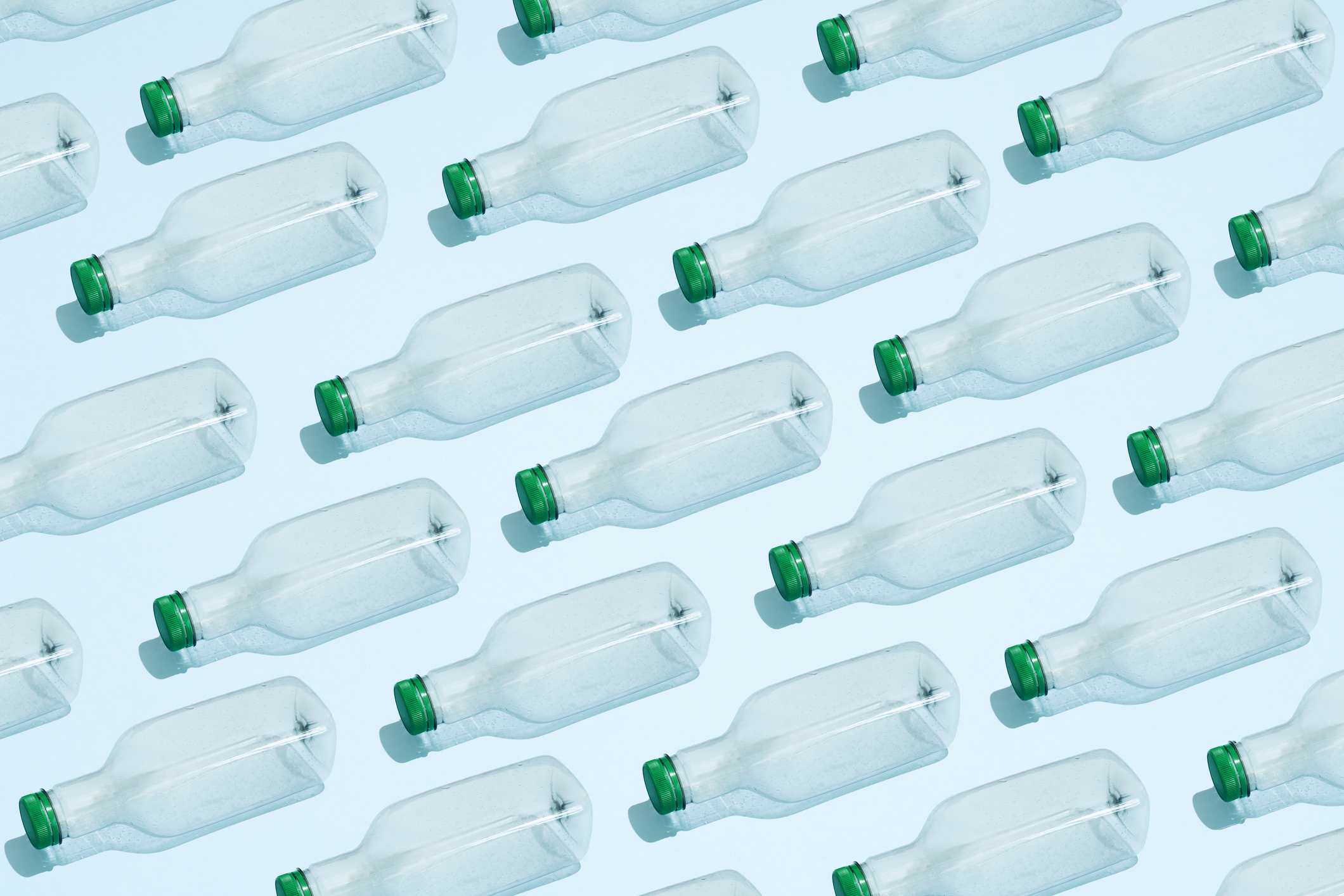plastic flesje water