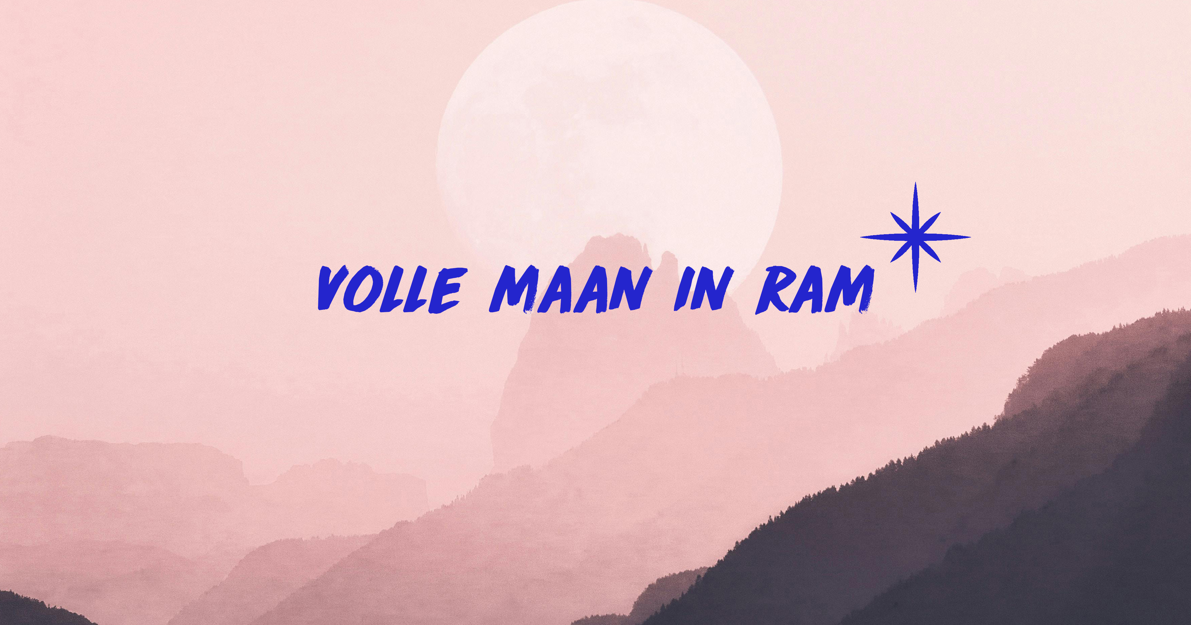 volle maan in Ram